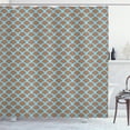 thumbnail image 1 of Ambesonne Fish Shower Curtain, Animal Scales Pattern, 69"Wx70"L, Tan Pale Blue, 1 of 2