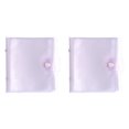 thumbnail image 1 of 2 Pcs Mini Photo Album, 36 Pockets 4x4 Kpop Photocard Holder, Purple, 1 of 7