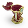 thumbnail image 4 of 1900 Cockerel Royal Imperial Easter Egg in Red, 4 of 5
