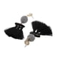 thumbnail image 4 of Pendientes de Botón con Borla Bohemia Vintage Fernando para Mujer negro, 4 of 6