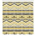 thumbnail image 3 of Ambesonne Yellow and Black Shower Curtain, Zig Zag Lines, 69"Wx70"L, Yellow Black and White, 3 of 3