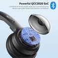 thumbnail image 3 of Auriculares inalámbricos Bluetooth LEVN con micrófono 60 horas de tiempo de conversación, 3 of 7