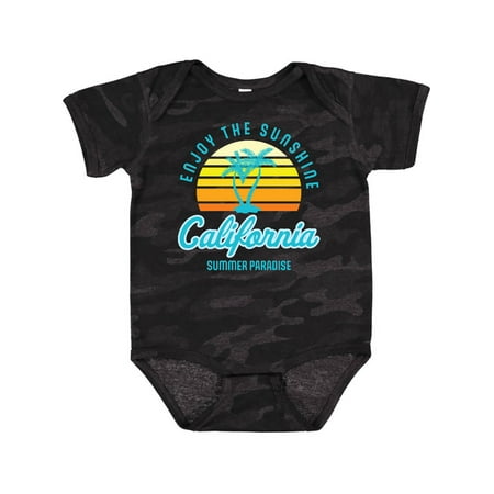 

Inktastic Enjoy The Sunshine California Summer Paradise Gift Baby Boy or Baby Girl Bodysuit