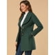 thumbnail image 4 of Abrigo De Invierno Midi Con Cinturón Y Un Solo Pecho Para Mujer Verde M, 4 of 6
