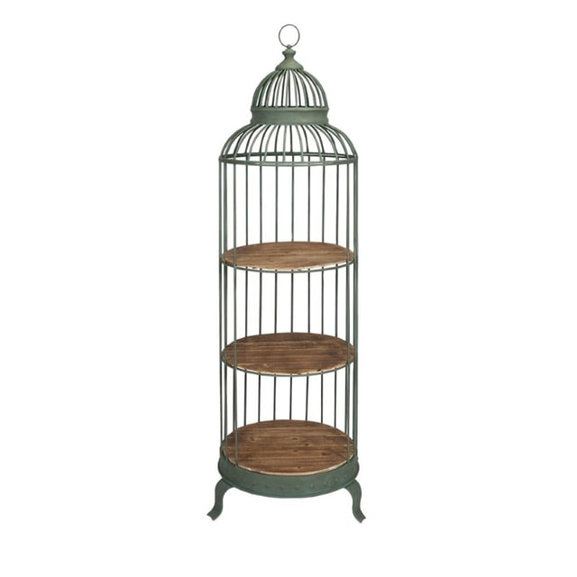 IMAX Corporation Charlotte Birdcage Rack de Rangement en Vert