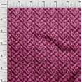 thumbnail image 3 of oneOone Cotton Poplin Fuschia Pink Fabric Abstract Craft Projects Decor Fabric Printed By The Yard 56 Inch Wide, 3 of 4