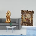 thumbnail image 2 of Figura de león,Estante con estatua de león para escritorio,oficina,decoración del hogar,Marco de fotos,Marco de fotos retro Marco de fotos de mesa vintage,Marco de fotos adornado para colgar, 2 of 8