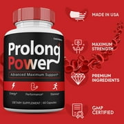 (عبوة من قطعتين) Prolong Power، مكمل غذائي للرجال بأقصى أداء، كبسولات Prolong Power للرجال، إمداد لمدة شهرين