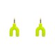 thumbnail image 4 of Methold adaptador de audio de 3,5 mm 2 en 1 conveniente interfaz de conector estéreo convertidor de sonido externo accesorios de micrófono verde 2piezas, 4 of 6