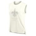 thumbnail image 2 of Women's Fanatics Cream New Orleans Saints Studio Embrace Tank Top, 2 of 3