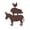 Penny Vein, variant on RealSteel: Farmyard Friends Wall Art – Rustic Farmhouse Animal Silhouettes, Cow/Pig/Rooster or Donkey/Pig/Chicken, Durable Indoor/Outdoor Decor, Made in USA (CPR/Black)