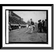 Historic Framed Print, Geo. Wash. inter class track meet at Central, 4/18/25, 17-7/8" x 21-7/8"