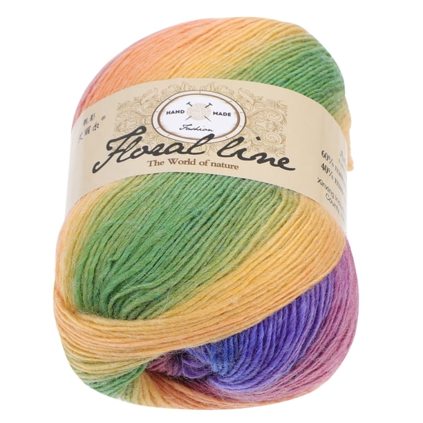 EeaseMX 1 rollo de lana para tejer, hilos para tejer a crochet, lana para tejer a mano, hilo para suéter
