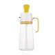 thumbnail image 1 of Jarra de aceite de 550 ml, a prueba de fugas, reutilizable, rellenable, con asa antideslizante, dispensador de condimentos Amarillo, 1 of 6