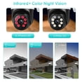 thumbnail image 3 of Cámara IP PTZ de 5MP, videocámara de seguridad CCTV con Zoom Digital de 3MP, 1080P, 4X, detección humana IA, seguimiento automático, P2P, inalámbrica, para exteriores, 3 of 3