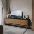 thumbnail image 1 of Mueble TV 75" Kappesberg 180cm con 3 Puertas Negro/Canela, 1 of 10