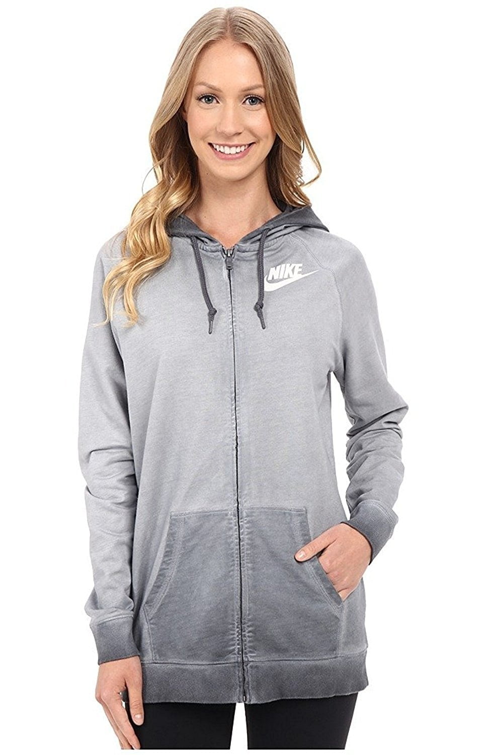 Nike Nike Women's Boyfriend Full Zip Casual HoodieGray