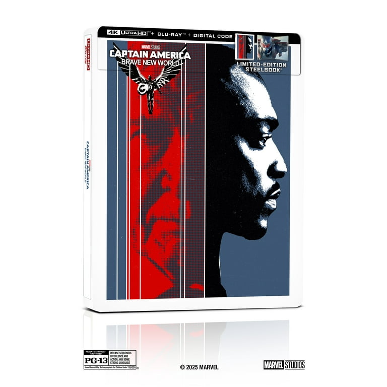 Captain America: Brave New World Steelbook 4K Ultra HD Blu-ray
