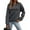 Dark Gray 1, variant on Sweatshirt for Women Christian Faith God is Good Letter Print Long Sleeve Tunic Tops Religious Inspirational Casual Loose Fit Blouses