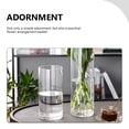 thumbnail image 2 of MasteelfCA Transparent Flower Holder Cylinder Glass Vase Flower Arranging Container, 2 of 8