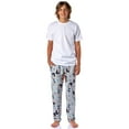 thumbnail image 6 of Naruto Shippuden Anime Men's Chibi Characters And Symbols Lounge Sleep Pajama Pants, 6 of 6