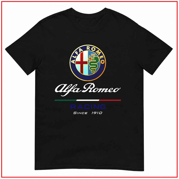 Alfa Romeo Italian Racing Sport Car Auto Brand Unisex T Shirt V80687 Size S- 5XL