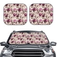 thumbnail image 2 of Fotbe Rose Flowers Juego de 2 Piezas de Parasoles para Parabrisas | Bloqueador Solar para Auto | Accesorios Plegables para Protección Solar Interior-Medium, 2 of 6
