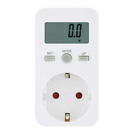 

FRCOLOR 230V 50HZ Multi Function Power Meter Voltmeter Ammeter Reading Socket With EU Plug