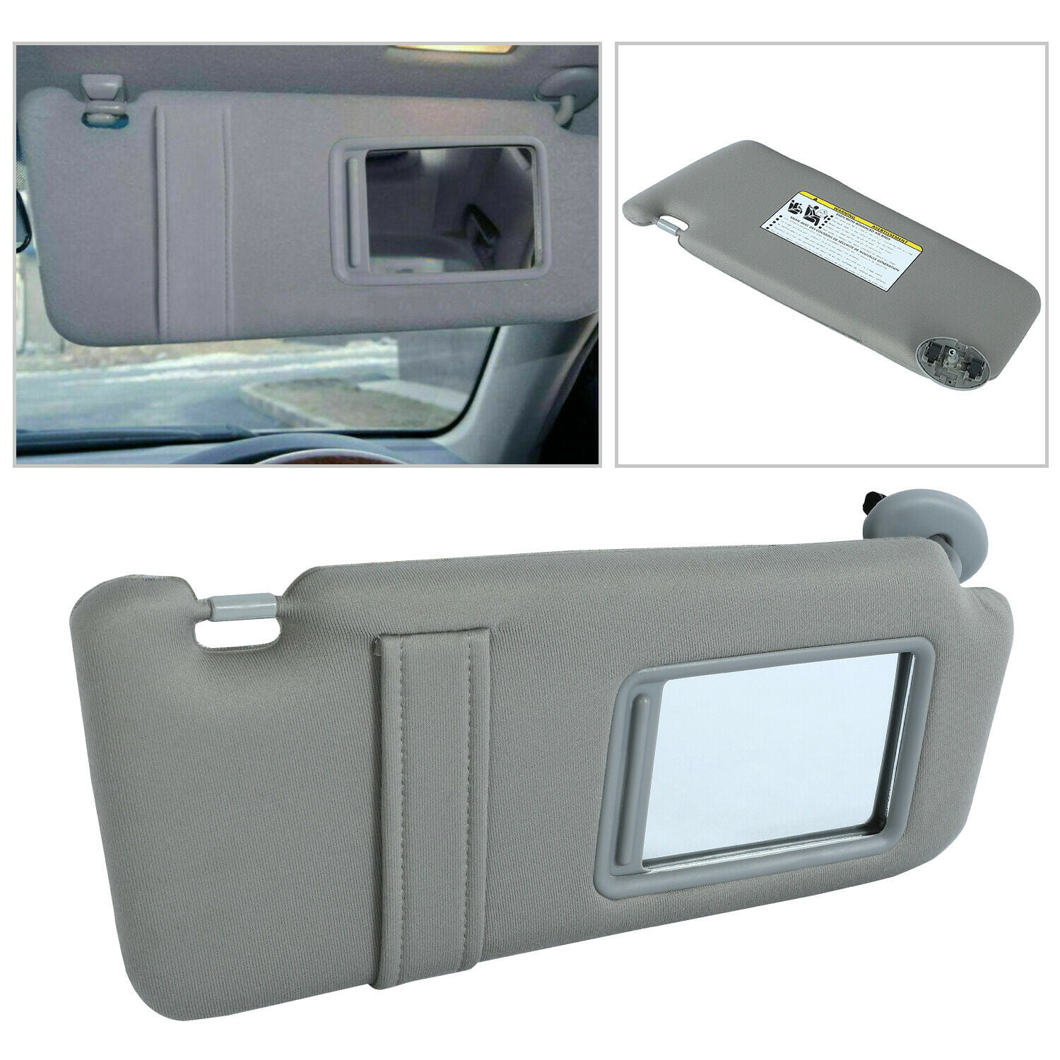 SAILEAD Sun Visor for 2007 2008 2009 2010 2011 Toyota Camry and Camry HV with Sunroof and Light Beige, Left Size 