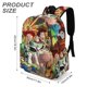 thumbnail image 3 of Toy Story-theme Backpack, Campus style schoolbag Bookbag with Adjustable Shoulder Straps And Large Zip Compartment, Unisex Travel Bags.42x30x15cm, 3 of 6
