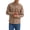 Cocoa Brown, variant on ® Men's Long Sleeve Woven Shirt