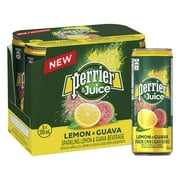 PERRIER & JUICE Lemon & Guava Sparkling Beverage – 6x330 mL Can