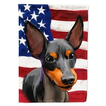 Carolines Treasures CK6515GF English Toy Terrier American Garden Size outdoor-flags, Multicolor