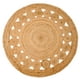 thumbnail image 5 of Alfombra KEMA de yute trenzada, redonda, 120 cm, resistente a las manchas, 5 of 7