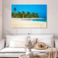 thumbnail image 2 of Elephant Stock White Shores Of Flamenco Beach Wall Art - Horizontal Canvas Wall Art - Living Room Wall Decor - Places Canvas - Blue And Turquoise Decor - 48" x 32", 2 of 8