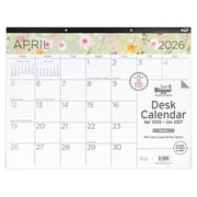 See It Bigger Desk Pad Calendar, Large (17" x 22"), Floral, 15-Month: Apr 2026 - Jun 2027