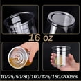 thumbnail image 1 of 16 Oz. Clear PET Plastic Cups Clear Crystal Drink Cups with/without Lids, 1 of 6