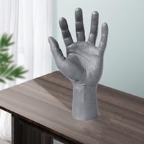 PVC Male Mannequin Hand Men's Hand Model Displays Jewelry Bracelet Glove Organizer Stand Holder Gray Left