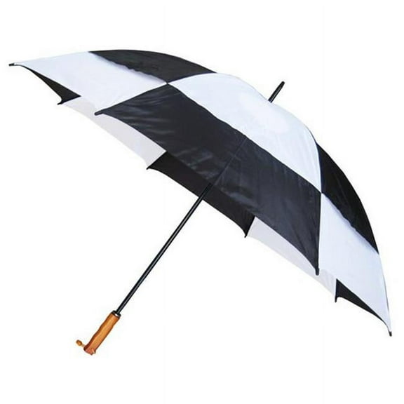 Conch Umbrellas 7862Black 60 in. Jumbo Golf Double Canopy Windproof Umbrella