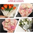 thumbnail image 3 of 80pcs Removable Lining Paper Tissue Flower Bouquet Wrapping Paper 11.4in Floral Wrapping Cotton Sheets for Florist Packaging Gift White, 3 of 6