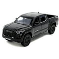 thumbnail image 4 of 2023 Toyota Tundra TRD 4x4 Pickup Truck Black with Sunroof and Wheel Rack 1/24 Diecast Model Car, 4 of 6