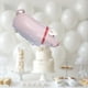 thumbnail image 4 of 2pcs Walking Pig Porket Globos Globo de papel de aluminio Fiesta Mylar Globos de animales Decoración (Rosa), 4 of 6