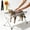 gray, variant on Pet Grooming Bath Stand, Foldable Pet Bathing Stand, 2-in-1 Foldable Pet Grooming Bed, Mesh Bath Station with Strap for Small Pets Grooming (Gray)