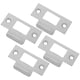 thumbnail image 3 of 4 placas de cierre de acero inoxidable en forma de T para puertas interiores. Protectores de cerradura para mayor seguridad y estilo., 3 of 8