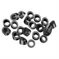 thumbnail image 4 of Lot de 20 Rondelles d'Angle Noires 5/16 Pouces pour Rails de Câbles, pour Matériel de Rails de Câbles Invisibles 1/8 Pouce, 3/16 Pouces, 4 of 5