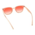 thumbnail image 5 of Womens Hipster Inset lens Thin Horn Rim Hipster Plastic Rectangle Sunglasses Beige - Red, 5 of 5