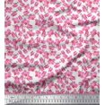 thumbnail image 1 of Soimoi Cotton Poplin Fabric Orchid Floral Printed Fabric 1 Yard 56 Inch Wide, 1 of 3