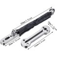 thumbnail image 2 of LLC Silver Stainless Steel Door Chain with Screws for Added Security and Safety, 2 of 5