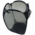 thumbnail image 2 of MasteelfCA Foldable Up Easy Open Mesh Laundry Clothes Hamper Basket for College Dorm (Black), 2 of 8