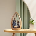 thumbnail image 1 of Figura de Natividad, decoración de nacimiento de Jesús, regalo religioso, escultura de mesa de resina para fiesta interior, mesa de vacaciones, hogar Marrón, 1 of 8